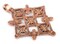 Metu Copper Coptic Cross Pendant (53x70mm): Authentic Ethiopian East African Design for Jewelry & Necklace Making
